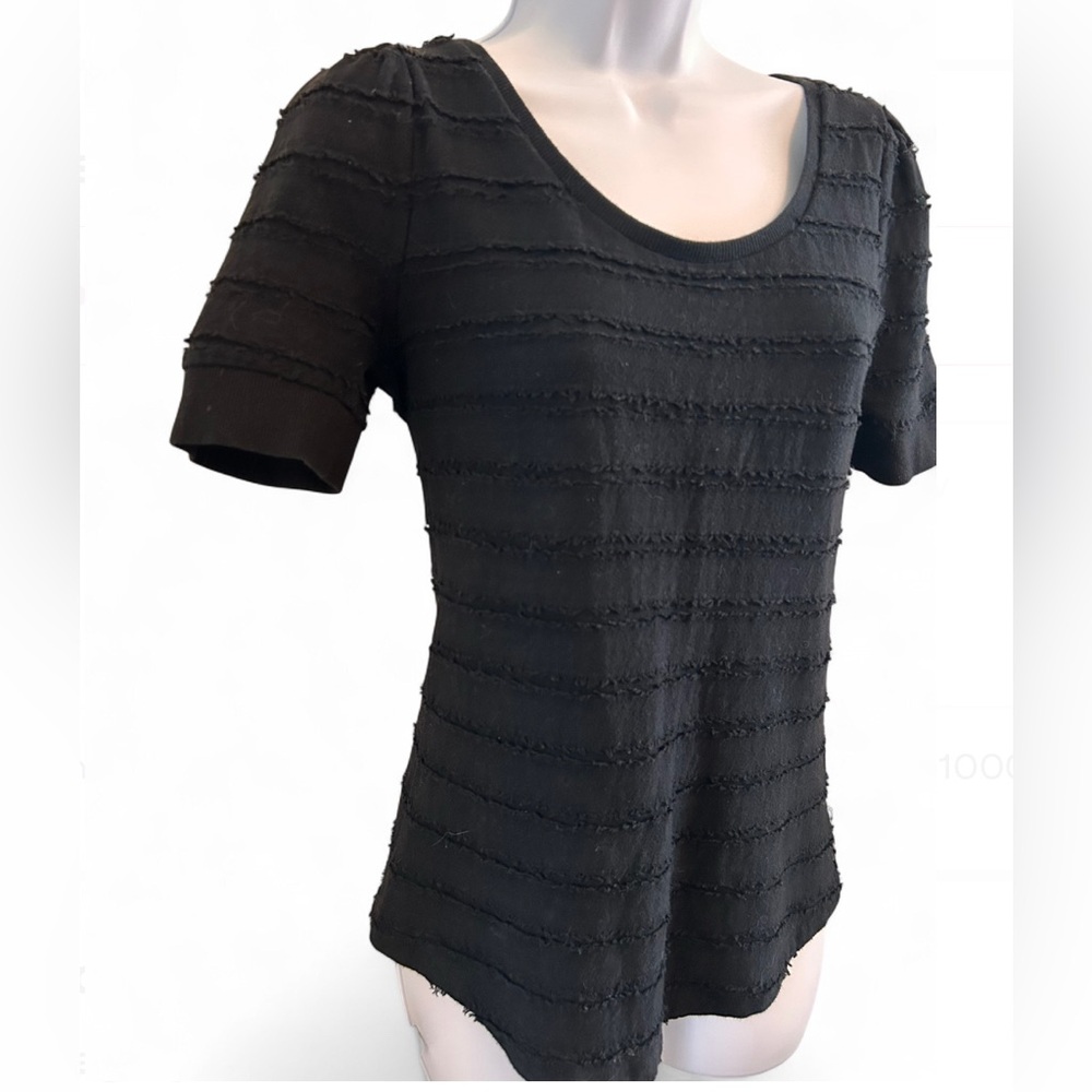 Black Short sleeve Maison Scotch top. Size small